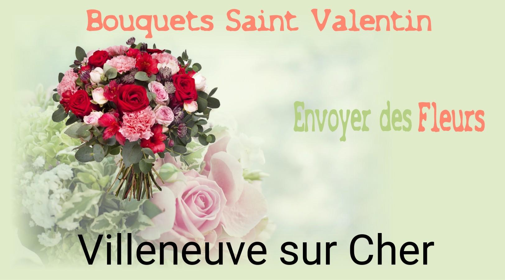 Roses de Saint-Valentin livrées à Villeneuve-sur-Cher